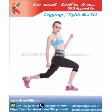 Conjunto de ioga para esportes femininos vendendo novo design magro para ioga de corpo feminino usar roupas leggings